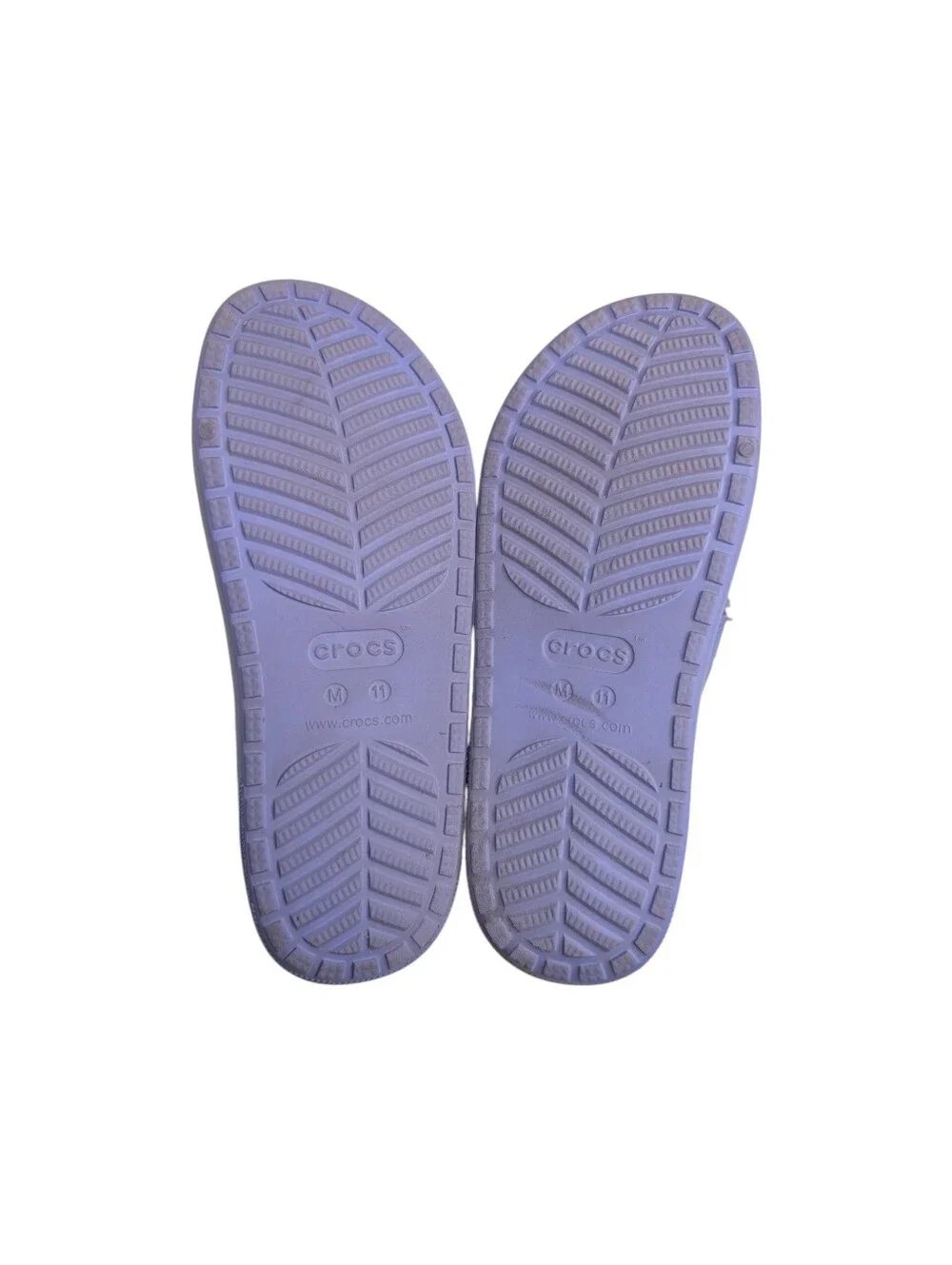 Crocs Classic Cozy Lavender Fuzzy Lined Slide Sandals  | Size 11 (Men)
